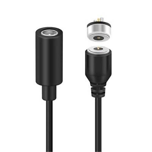 2-Pin 10mm Kablolu Pogo Pin Manyetik Konnekt�r Tak�m� - DC Soketli