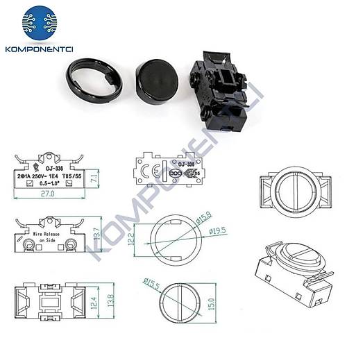 IC-192C Abajur D��mesi Arapuar Anahtar� OJ-336