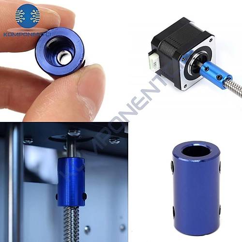 5x6.35mm Sabit Kaplin �aft 3D Printer Yaz�c�