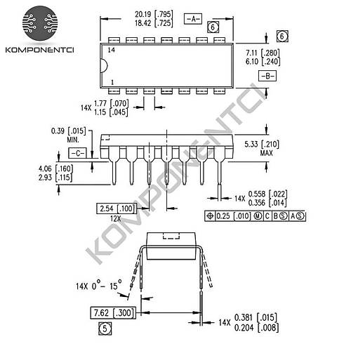 IR2112 Mosfet S�r�c� Entegresi Dip-14