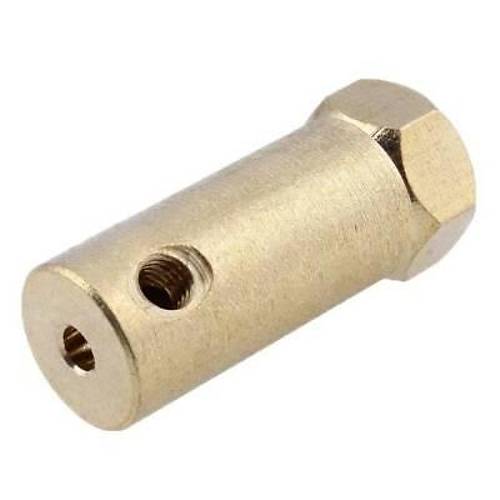 8mm Motor �aft� ile Uyumlu Hex Tekerlek Kaplini
