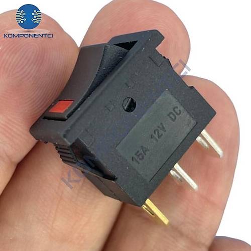 IC-118A MiniLedIkl Anahtar 12V 3P