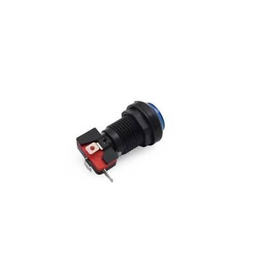 33mm 12V I��kl� Oyun Makinesi Butonu - Mavi