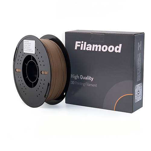 Filamood PLA+ Y�ksek Kaliteli Ah�ap Rengi Filament 1.75mm 1Kg
