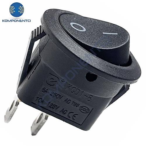 IC-133 Yuvarlak I��ks�z Devre Anahtar� On-Off 2P