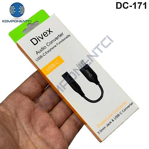 Divex�Type-C Erkek 3.5mm Jack Kulakl�k D�n��t�r�c� Adapt�r DC-171