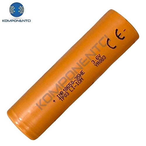 Tenpower INR18650 3.7V 3500 35HE mAh Li-ion �arj Edilebilir Pil