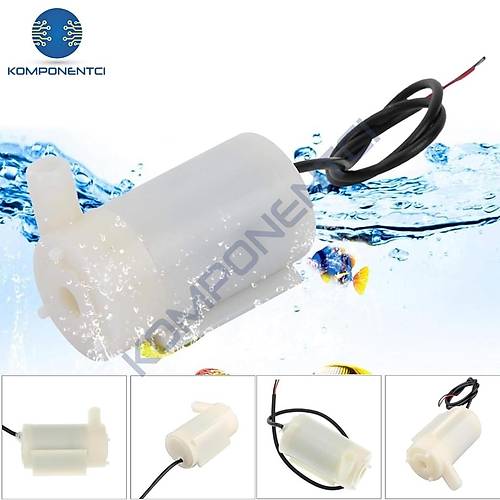 Mini Dalg Su Pompas 5V Akvaryum Pompas Yatay