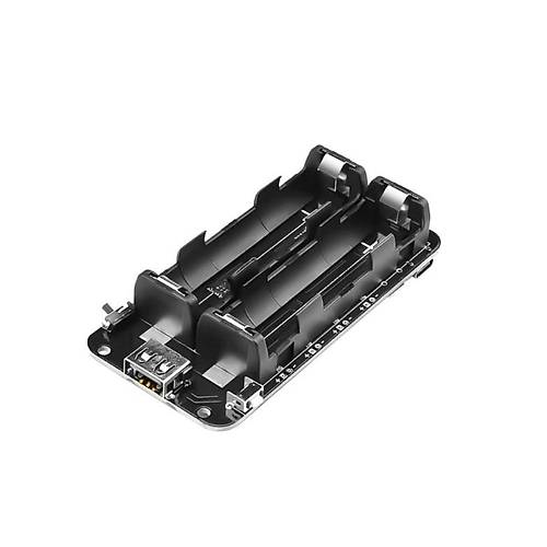 18650 Lityum Pil Yuvas� V8 Mikro USB �arj Mod�l�