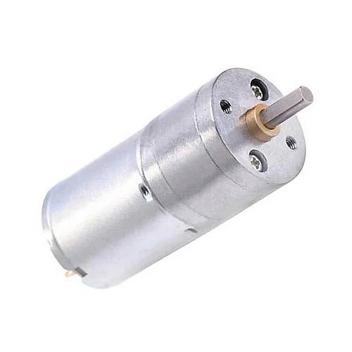 6V 25mm 16 RPM Redüktörlü DC Motor | Komponentci
