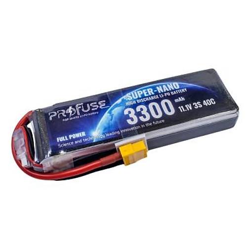 11,1V 3S 3300mAh 40C Lipo Batarya
