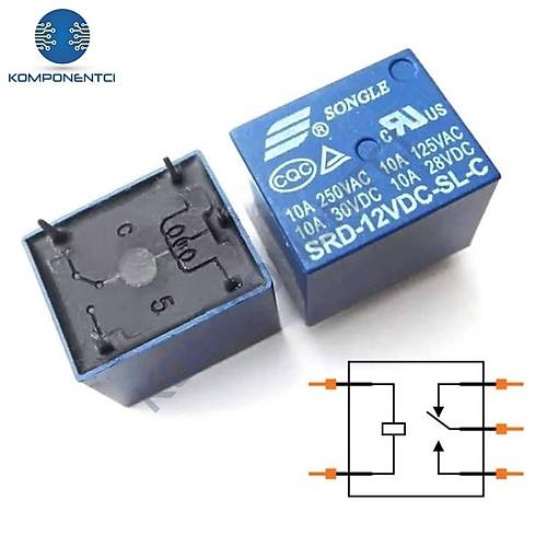 Songle 12V Minyon Spot R�le SRD-12VDC-SL-C