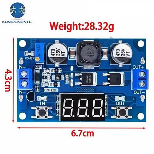 LTC1871 Step Up Ayarlanabilir Voltaj Reg�lator Kart� 3.5-30V 10A