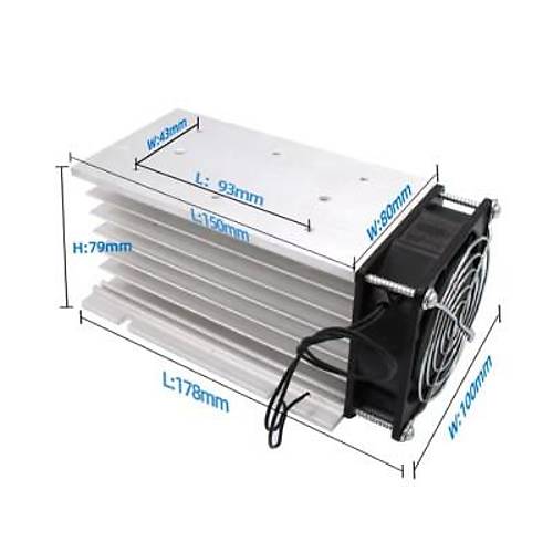 I-150 3-Fazl� SSR 10-120A R�le Uyumlu Fanl� So�utucu