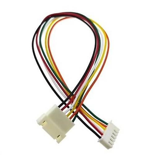 6-Pin XH 2.54mm Di�i - Erkek Uzatma Kablosu - 20cm