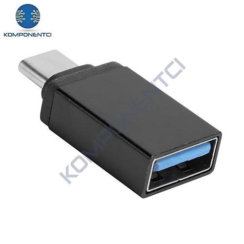 Divex Type-C Erkek USB3.0 Di�i Adapt�r �evirici Siyah DO-182