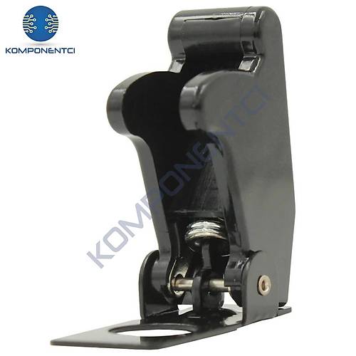 IC-161B Toggle Switch Emniyet Kapa�� 12mm �ap Siyah