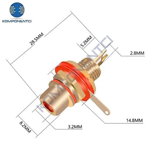 IC-261C Rca Gold �ase K�rm�z�
