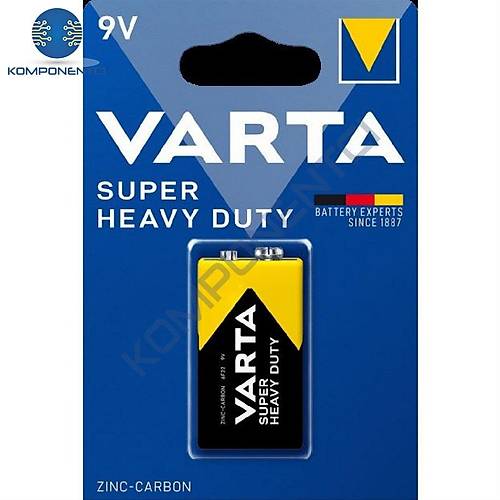 Varta Superlife inko Karbon 9V Pil Tekli Paket