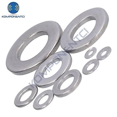 M10 Pul 1.50 DIN125 D�z Beyaz 1 Adet