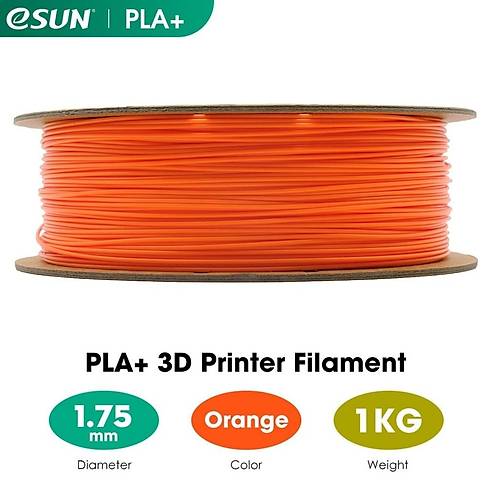 eSUN Turuncu Pla+ Filament 1.75mm 1 KG