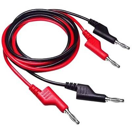 P1036 Mult�metre Test U�u Kablo Kiti - K�rm�z�/Siyah