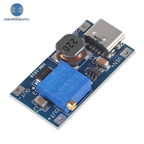 MT3608 2A Dc-Dc G�� Mod�l� Type-C ��k��l�