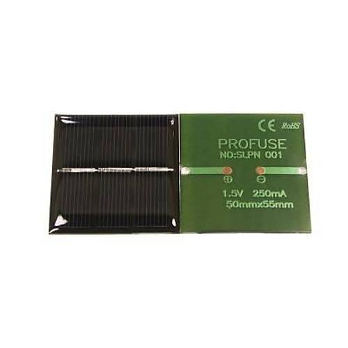 1.5V 250mA Solar Panel - G�ne� Pili 50x55mm