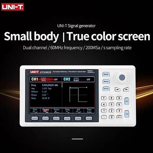 UNI-T UTG962E Fonksiyonu / Arbitrary Waveform reticisi
