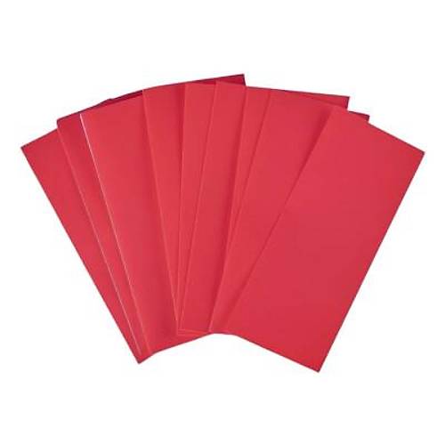 18650 Pil Kaplama Makaronu Koyu K�rm�z� - 10 Adet