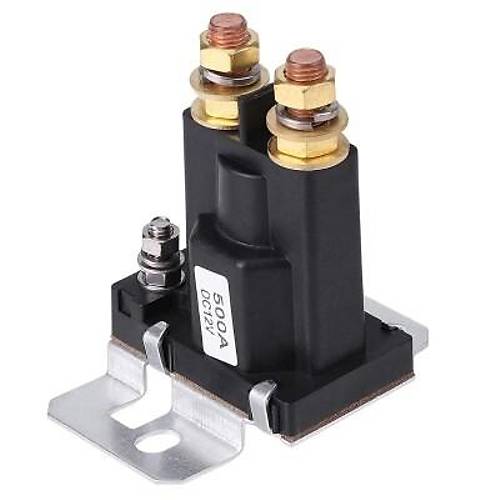 DC 12V 500A Y�ksek Ak�m Oto Mar� R�lesi 4 Pin SPST