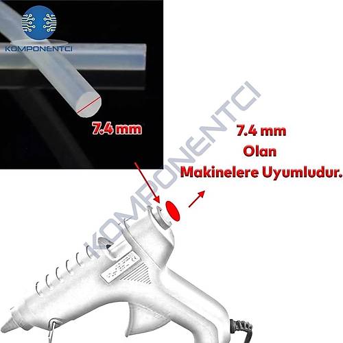 �nce �effaf �ubuk Silikon K���k Tabancalar ��in 30 cm 1 Adet