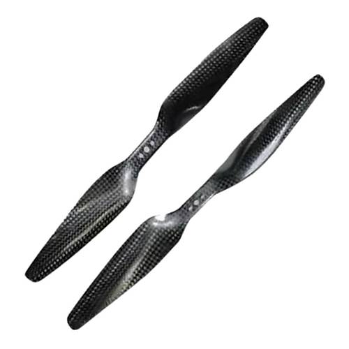 1555 Karbon Fiber Drone Pervane Seti CW CCW Siyah