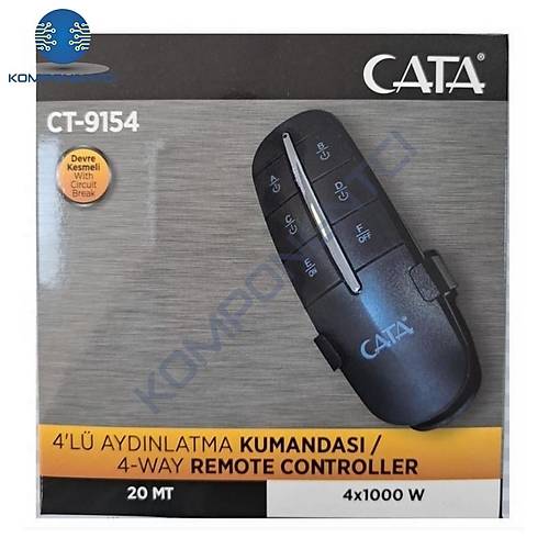 CATA�4 x 1000W 4'l� Ayd�nlatma Kumandas� CT-9154