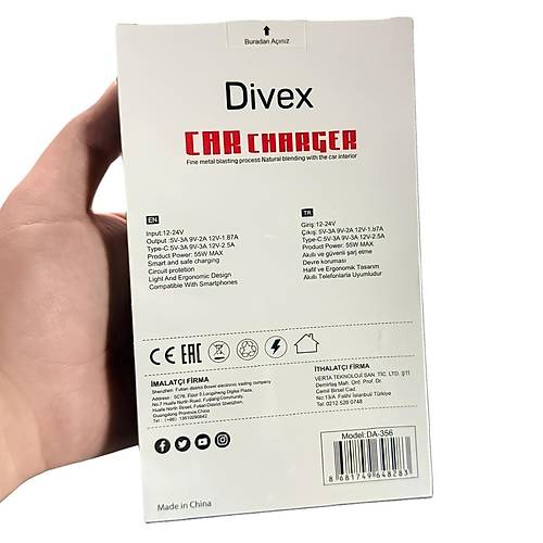 Divex 55W Ara� �arj Ba�l��� DA-356