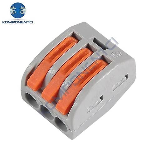 IC-272A 3 Pin Vidas�z Tek Y�n Mandall� Buat Klemensi CH-213