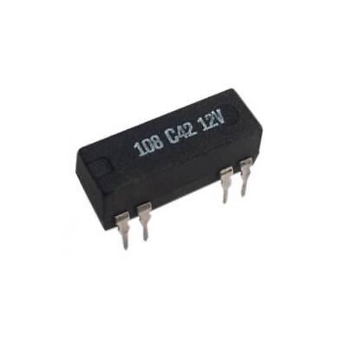 108 C42 12V Reed R�le Tek Kontak C/O 12VDC 0.25A