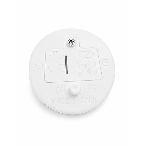 LR44 AG13 34mm Yuvarlak Kapakl� Pil Yuvas� Butonsuz D��me Pil Tutucu