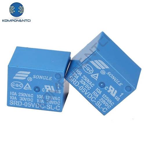 Songle 5V Minyon Spot R�le SRD-05VDC-SL-C