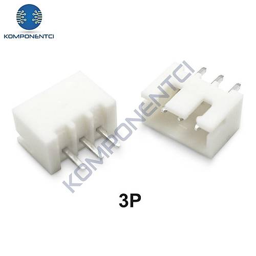 3 Pin JST-XHB 2.54 Dz Tunik Konnektr Erkek