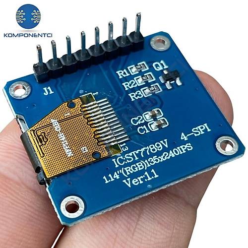 1.14 inch ST7789V Chip 135240 RGB TFT IPS 8 Pin LCD Ekran Modl