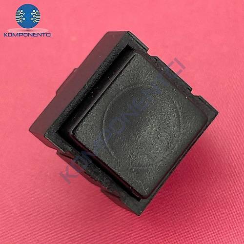 IC-204C Yayl� Kare Plastik Buton 12x12mm PBS-18B (Siyah)