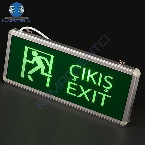 Noas 3W �ift Y�nl� Exit Led Acil ��k�� Armat�r�