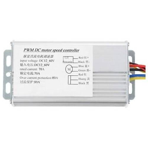 12V-60V 70A PWM DC Motor H�z Kontrol Mod�l�
