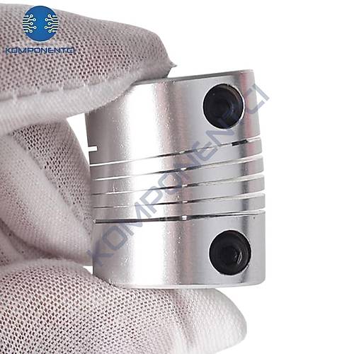 5x8mm Esnek Kaplin Alminyum 3D Yazc CNC Uyumlu