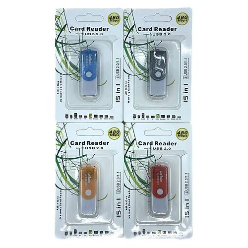 USB 2.0 oklu Harici SD-MMC Kart Okuyucu SD Card Reader