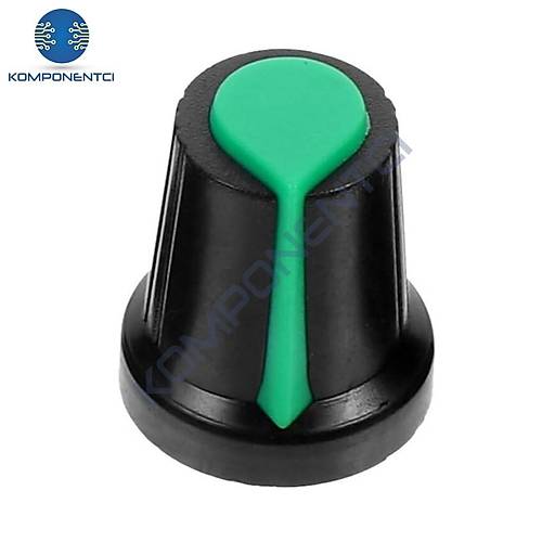 Pot Ba�l��� - Potansiyometre D��mesi �izgili Ye�il