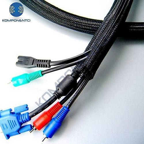 Gwest 20mm Siyah Kablo �orab� 1 Metre