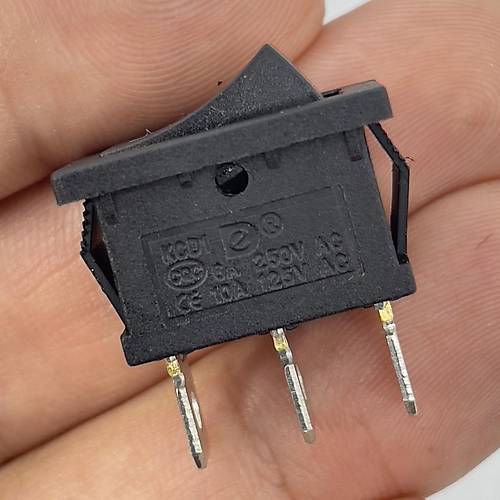 IC-121 Mini Iksz Anahtar On-Off 3P Siyah