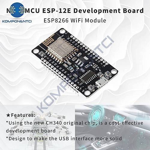 NodeMCU Lolin V3 CH340 Esp8266 Tabanl� Geli�tirme Kart�